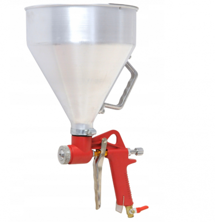 Pistol pneumatic tencuiala glet vopsea vas 5L 4-6-8mm pentru plafon (M80631) [1]