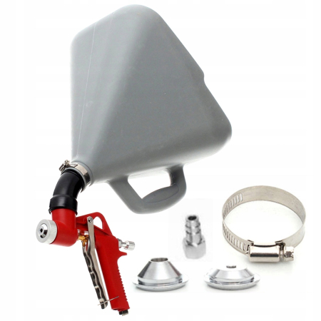 Aparate tencuit - Pistol pneumatic tencuiala glet vopsea vas 5L 4-6-8mm pentru plafon (TA129)