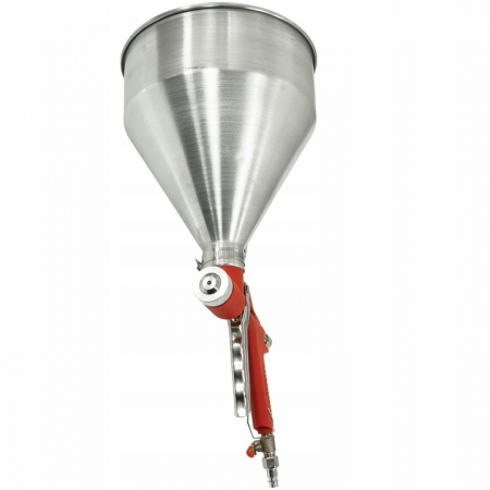 Pistol pneumatic tencuiala glet vopsea vas 5L 4-6-8mm pentru plafon (V81281) [2]