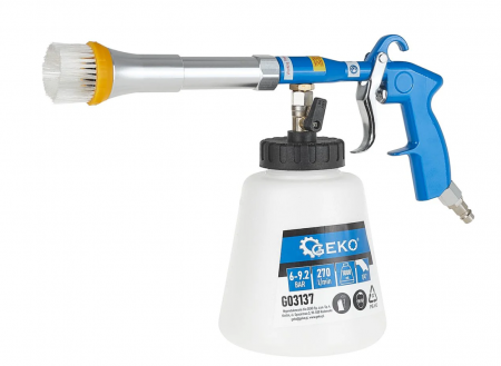 Pistol pneumatic tornador spalat curatat tapiterii interior auto multifunctional cu adaptoare sistem aspirare (G03137) [4]