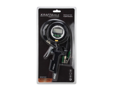 Pistol pneumatic umflat roti afisaj LCD 12bar 30cm compresor (KD2122) [1]