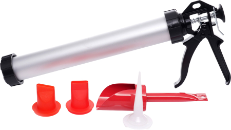 Scule pneumatice - Pistol rosturi mortar 1L 380mm constructie ranforsata aluminiu pentru finisaje si aplicare mase (KD10369)