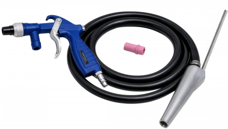 Altele - Pistol sablare 1/4 inch 4-8 bar cu duze interschimbabile pentru curatare rugina si vopsea (KD5790)