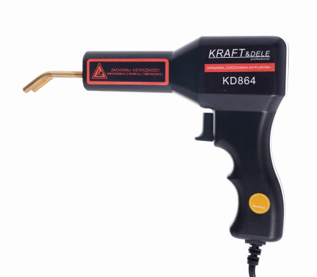 Pistol sudura in plastic 50W + 4 tipuri de capse reparatii + cleste taiere + cutter lipit plastic auto (KD864) [6]