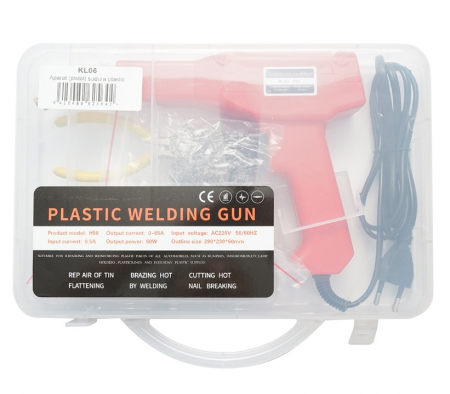 Pistol sudura in plastic 50W + capse reparatii + cleste taiere plastic auto (DISKL06) [4]
