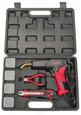 Pistol sudura in plastic 70W + 4 tipuri de capse reparatii + cleste taiere + cutter lipit plastic auto (RTZDP0034) [3]