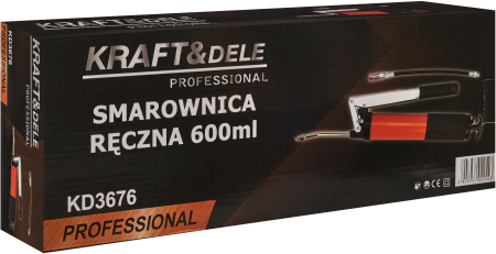 Pistol ungere manual 600ml presiune ridicata furtun flexibil varf rigid pentru atelier si utilaje (KD3676) [18]