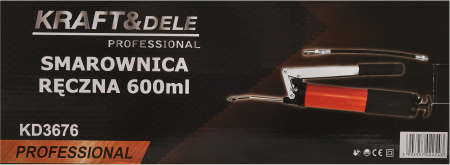 Pistol ungere manual 600ml presiune ridicata furtun flexibil varf rigid pentru atelier si utilaje (KD3676) [19]