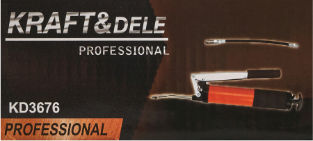 Pistol ungere manual 600ml presiune ridicata furtun flexibil varf rigid pentru atelier si utilaje (KD3676) [17]