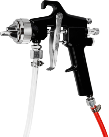 Pistol vopsit cu rezervor vas sub presiune 10L , duza 2.0 mm, rezervor otel, furtunuri 2.9 m, regulator presiune (KD5793) [19]