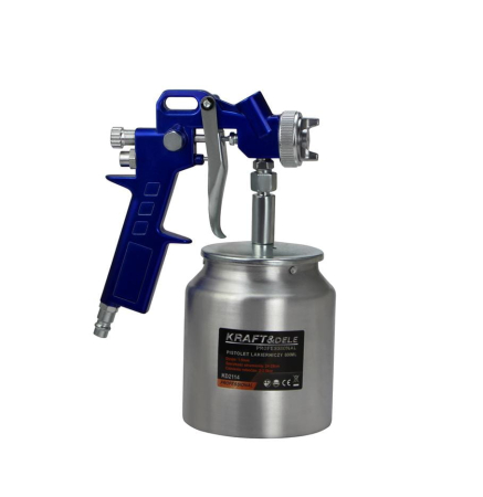 Pistol vopsit pneumatic 1.2mm 1.5mm 1.8mm pahar vas 600ml (KD2114 ) [1]