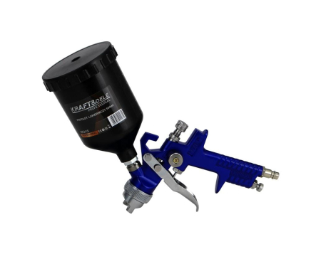 Pistol vopsit pneumatic 1.3mm 1.4mm 1.7mm 2.0mm pahar vas 600ml (KD2115) [6]