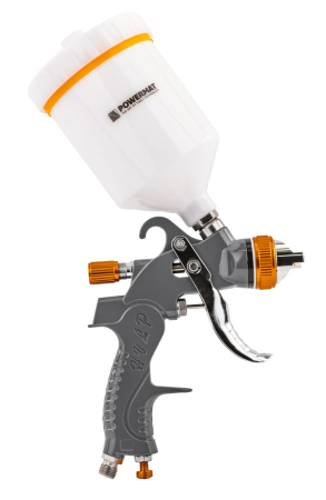 Pistol vopsit pneumatic 1.4mm 1.7mm 2.0mm 2.5mm HVLP pahar vas 600ml regulator PM1425 (PM-PDM-170TZ) [8]