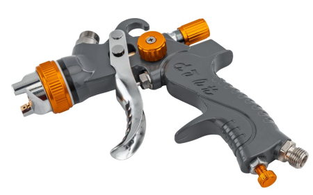 Pistol vopsit pneumatic 1.4mm 1.7mm 2.0mm 2.5mm HVLP pahar vas 600ml regulator PM1425 (PM-PDM-170TZ) [5]