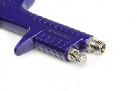 Pistol vopsit pneumatic 1.4mm 1.7mm HVLP pahar vas 600ml regulator (M80600) [6]