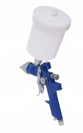 Pistol vopsit pneumatic 1.4mm 1.7mm HVLP pahar vas 600ml regulator (TA133) [4]