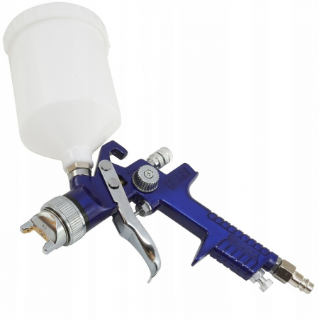 Pistol vopsit pneumatic 1.4mm HVLP H-827P pahar vas 600ml (V81292) [4]