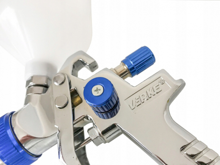Pistol vopsit pneumatic 1.3mm HVLP H-888P pahar vas 600ml (V81295) [4]