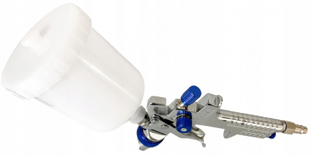 Pistol vopsit pneumatic 1.3mm HVLP H-888P pahar vas 600ml (V81295) [3]