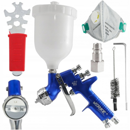 Scule pneumatice - Pistol vopsit pneumatic TT 1.4mm HVLP pahar vas 600ml (V81290)