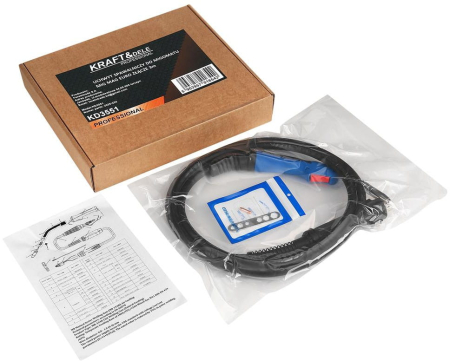 Pistolet torta cablu sudura TIG LIFT 3m + accesorii (KD3551) [1]