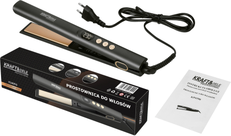 Ingrijire personala - Placa indreptat par 60W afisaj LED temperatura reglabila 130-230C incalzire rapida (KD4390)