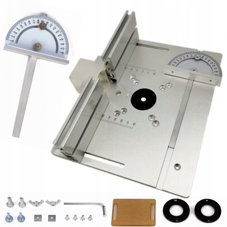 Produse noi (necategorizate) - Placa inserare masa de frezat cu inele, 23 x 20 cm (KD11880)