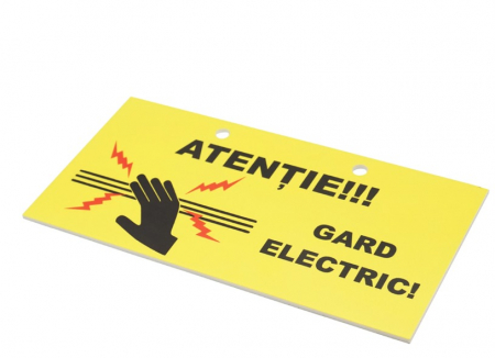 Placuta avertizare gard electric (DISBG56) [1]
