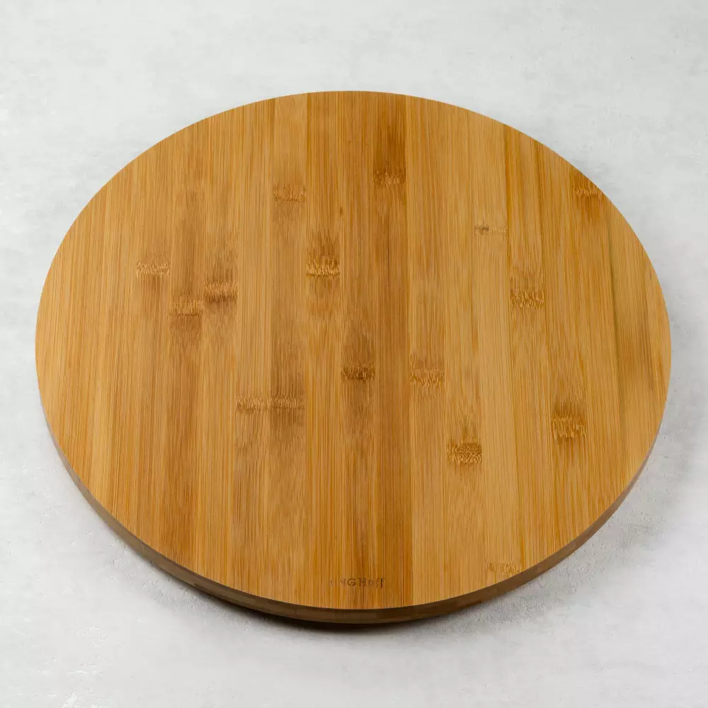 Platou rotativ din bambus 35cm (KH-1566) [1]