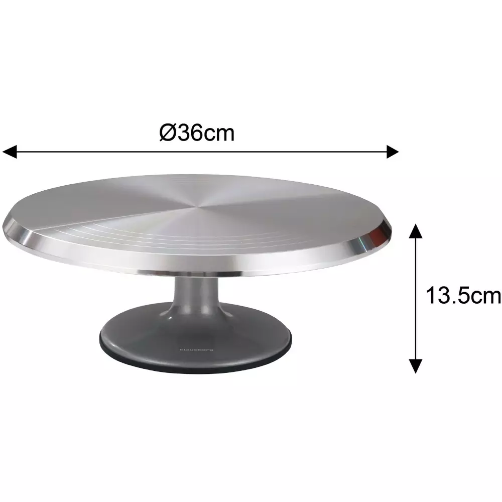 Platou rotativ pentru tort otel inoxidabil 36cm (KB-7772) [1]