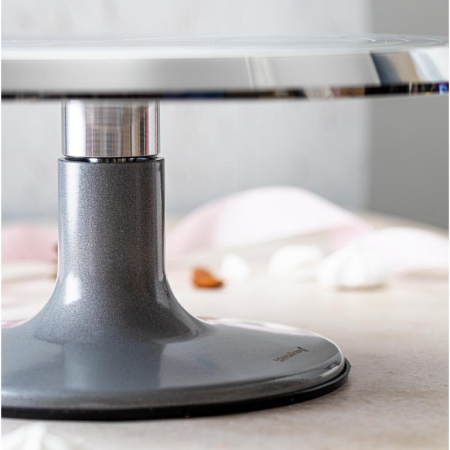 Platou rotativ pentru tort otel inoxidabil 36cm (KB-7772) [2]