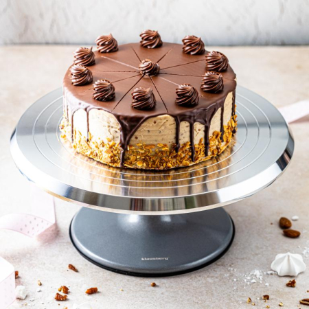 Platou rotativ pentru tort otel inoxidabil 36cm (KB-7772) [5]