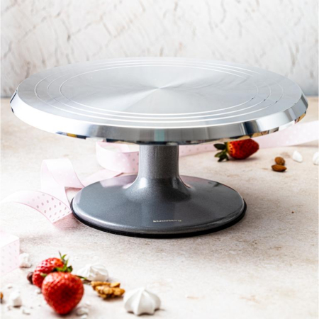 Platou rotativ pentru tort otel inoxidabil 36cm (KB-7772) [6]