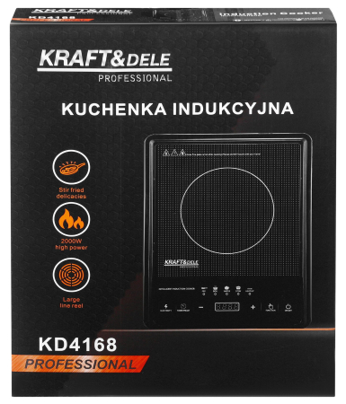 Plita inductie 2000W panou tactil timer 5 moduri gatire reglare putere compacta (KD4168) [12]
