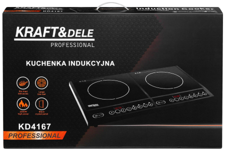 Plita inductie dubla 2000W cu control tactil si timer pentru gatit rapid si eficient (KD4167) [16]