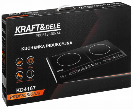 Plita inductie dubla 2000W cu control tactil si timer pentru gatit rapid si eficient (KD4167) [14]