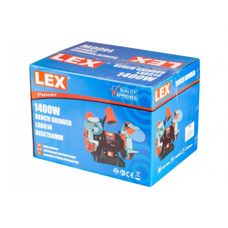Polizor banc 1400W 150mm 2 pietre lampa (LXBG14) [9]