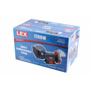 Polizor de banc 1700 W 2950 rpm cu 2 pietre slefuire (LXBG17) [8]