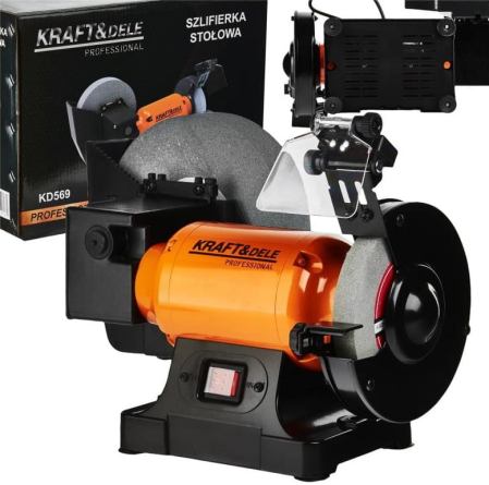 Altele - Polizor de banc 1800W 2980 rpm cu pietre slefuire umed si uscat (KD569)