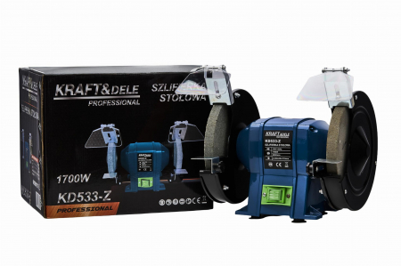 Polizor de banc 200mm 1700W 2 discuri de piatra (KD533-Z) [17]