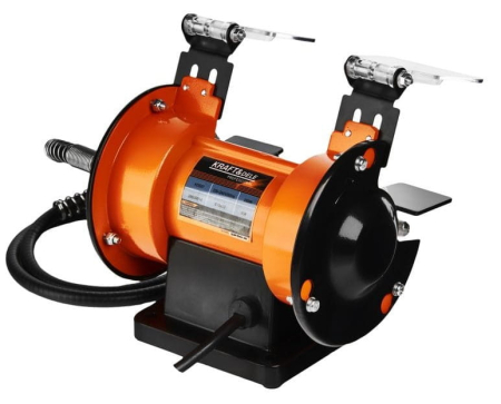 Polizor de banc 250W 2850 rpm cu 2 pietre slefuire P36 P80 (KD567) [12]