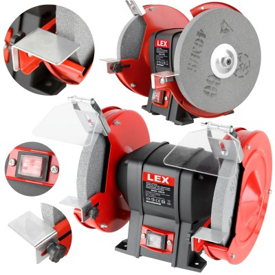 Aparate de slefuit - Polizor de banc 950 W 2950 rpm cu 2 pietre slefuire (LXBG15)