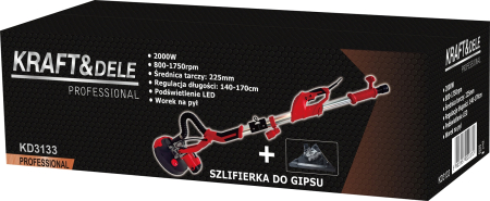 Polizor ipsos 2000W 225mm telescopic 800-1750rpm aspirare praf LED pentru pereti tavane (KD3133) [11]