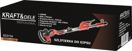 Polizor ipsos 2000W 225mm telescopic 800-1750rpm aspirare praf LED pentru pereti tavane (KD3134) [14]