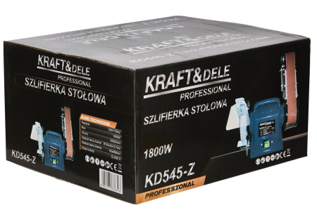 Polizor slefuitor de banc masa 1800W cu curea banda disc abraziv (KD545-Z) [12]