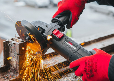 Polizor unghiular 125mm 1300W 230V 11500rpm filet M14 viteza reglabila set 10 discuri (RTSZK0013) [14]