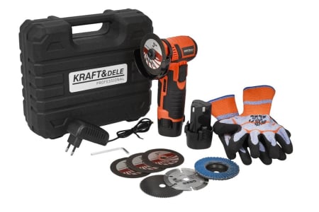 Polizor Unghiular cu acumulator 2x12V (KD3161) [0]