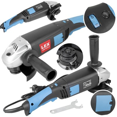 Unghiulare/drepte - Polizor unghiular electric 1100W cu disc 125mm cu maner ergonomic si 3000-11000 rpm (AG1034)