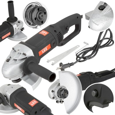 Unghiulare/drepte - Polizor unghiular electric 1900 W cu disc 180 mm cu maner ergonomic si 8000 rpm (LXAG180-1)