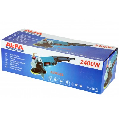 Polizor unghiular electric 2400W cu disc 100mm cu 6 vieteze 8100 rpm si maner ergonomic (ALWG24) [11]
